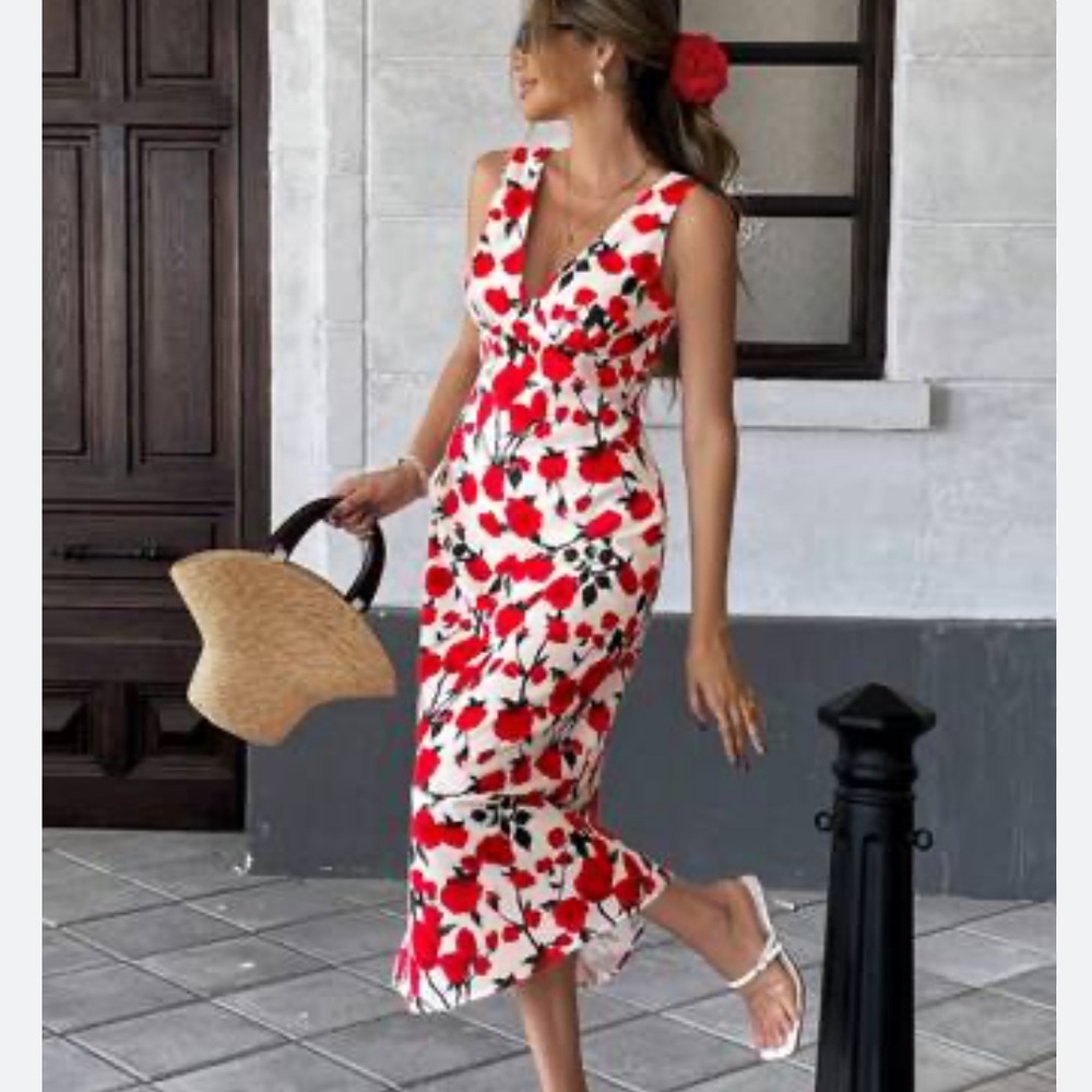 Shein Floral Dress